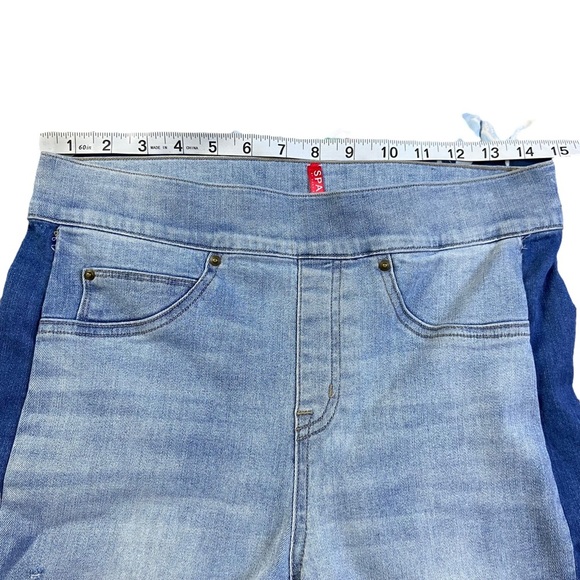 Spanx Women’s Distressed Side Stripe Pull-On Pants Size Medium - Picture 9 of 13